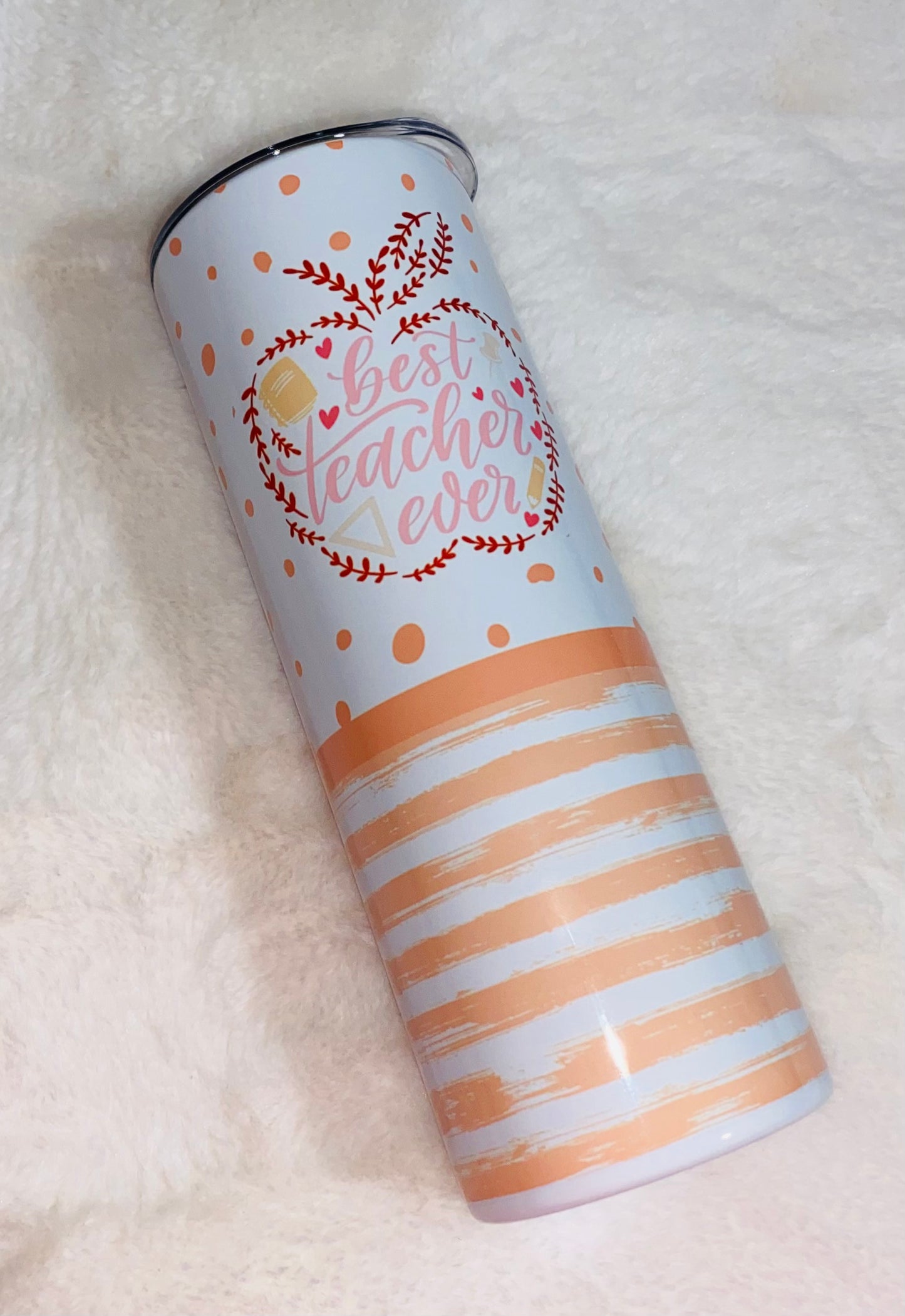 Best teacher ever rainbow Tumbler