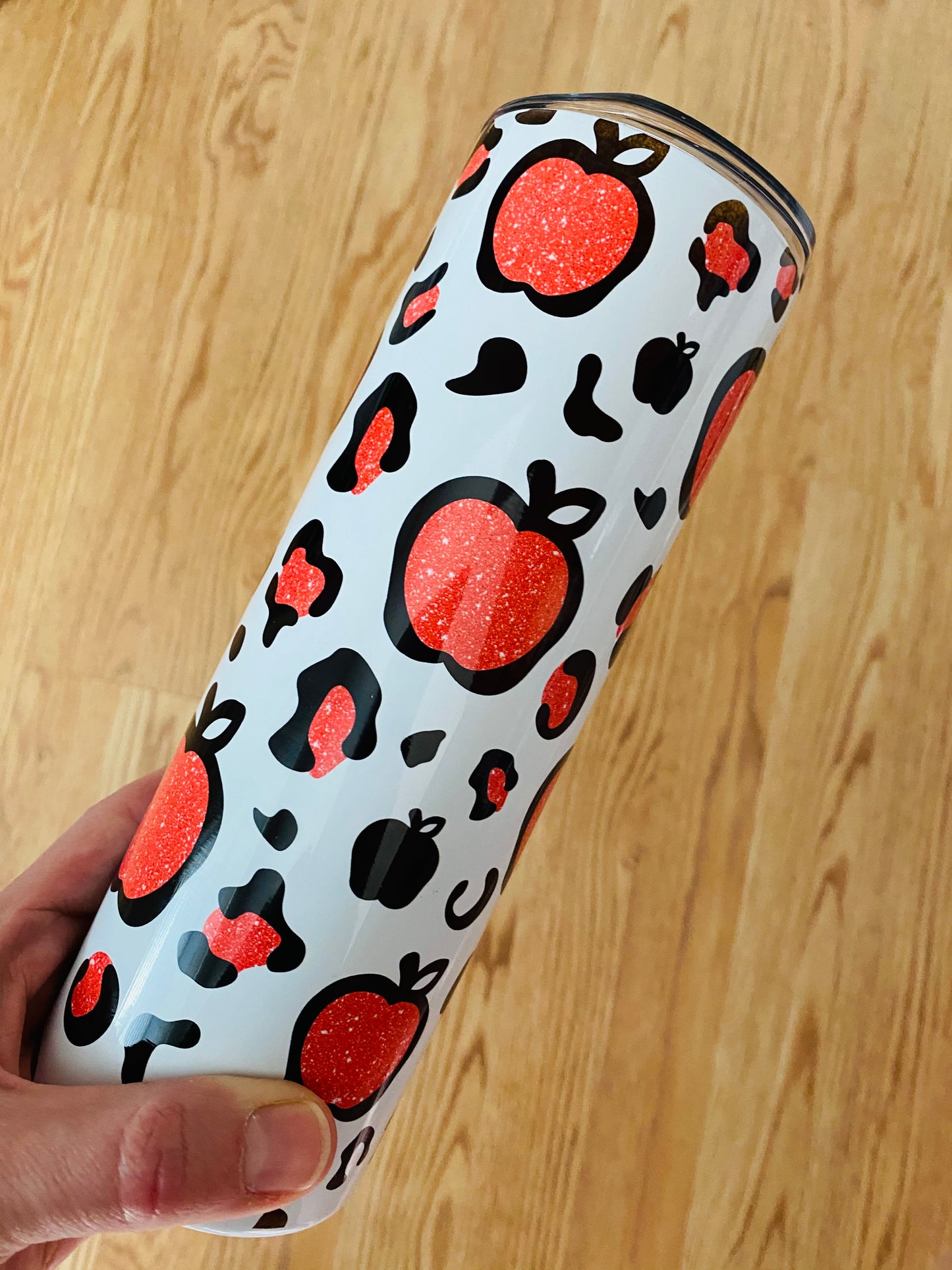 Leopard Apple Tumbler