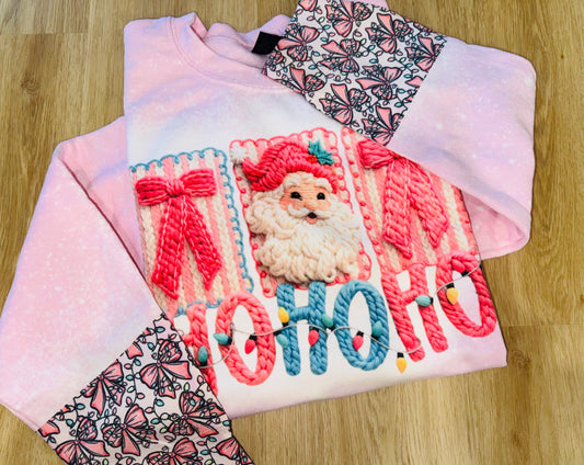 Bleached Ho Ho Ho Crewneck TAT 3 WEEKS