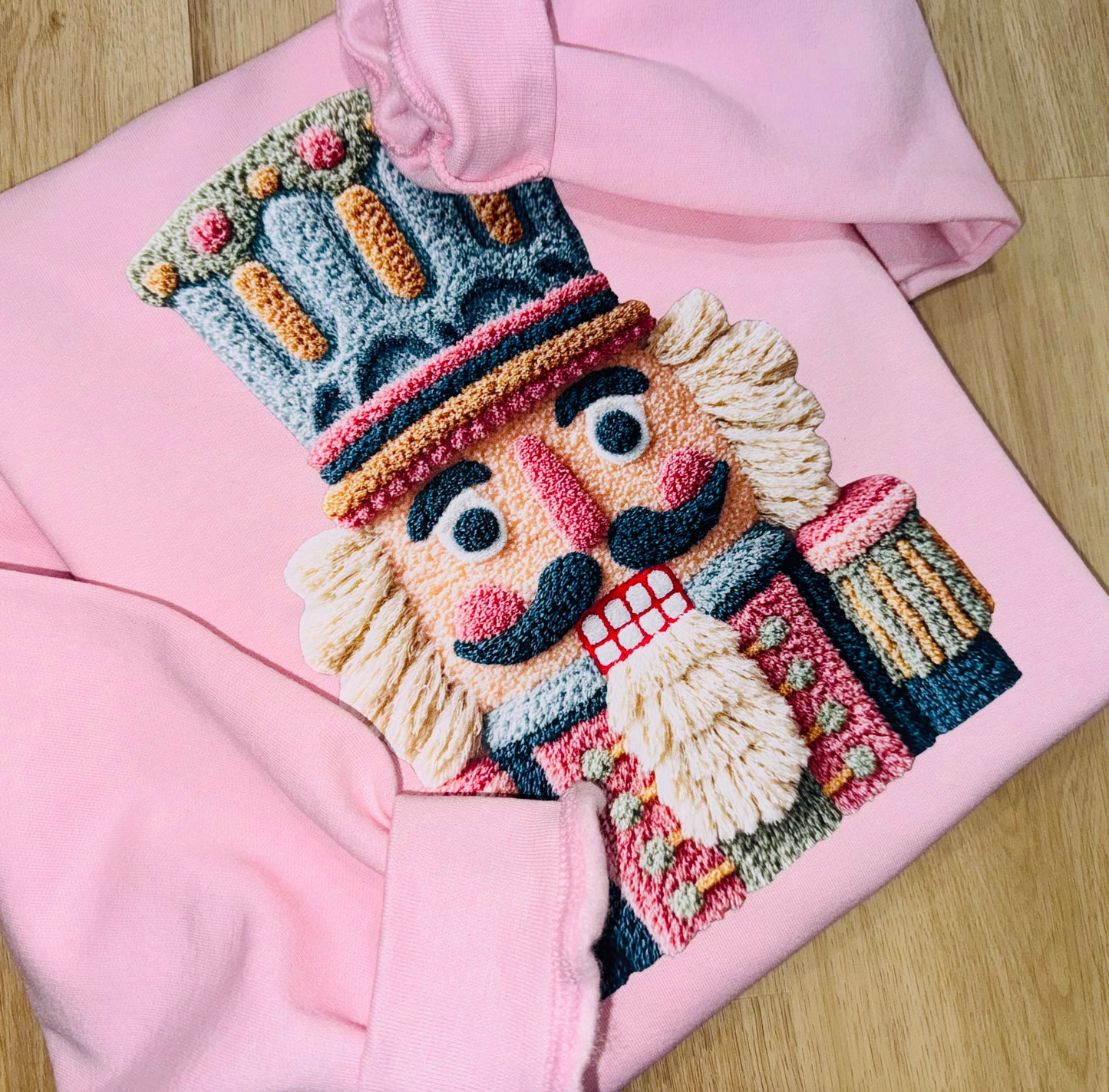 Faux Yarn Nutcracker Crewneck TAT 3 WEEKS