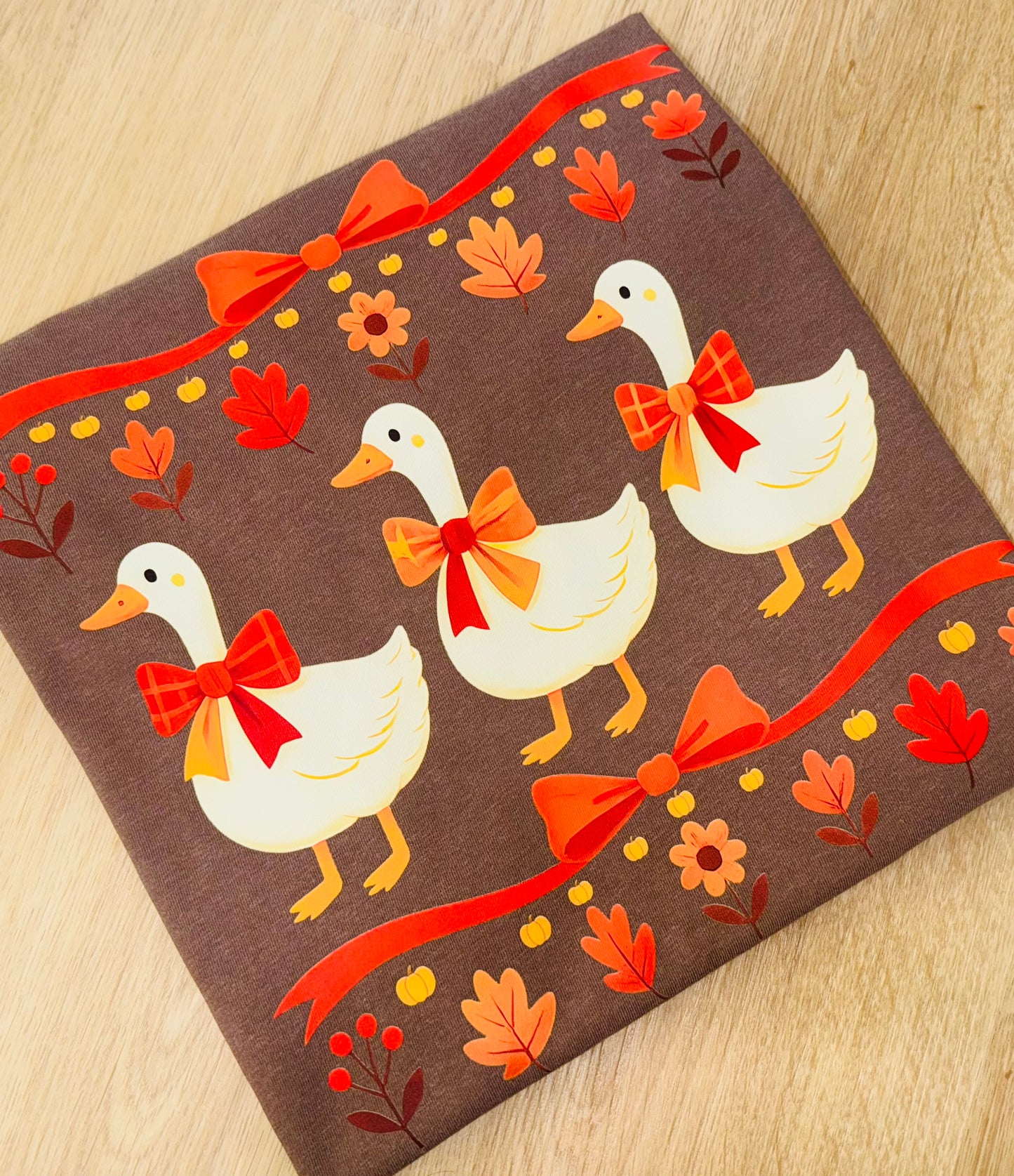 Fall Geese tee TAT 3 WEEKS