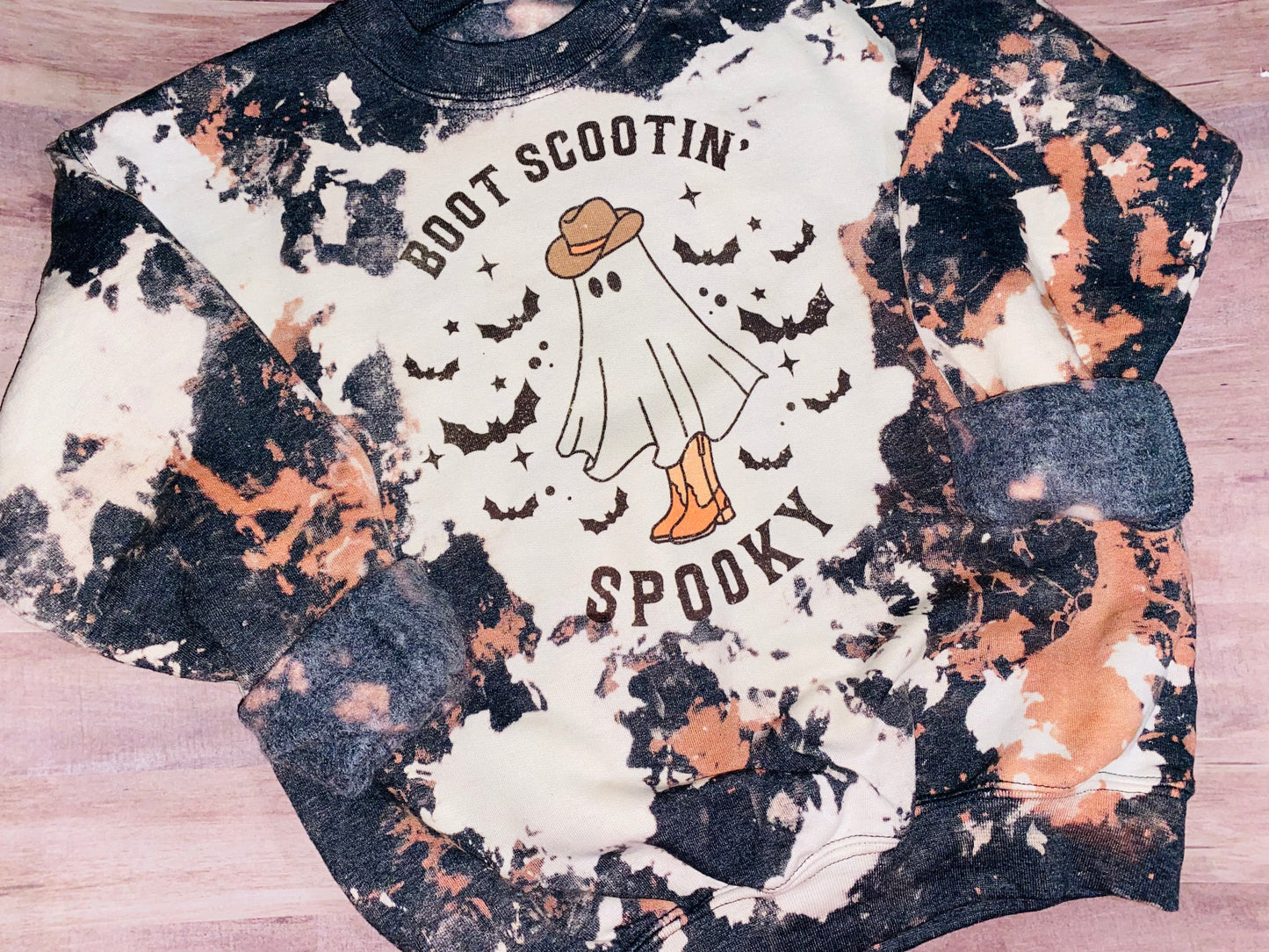 Cowhide Boot Scootin' Spooky Sweatshirt TAT 3 WEEKS