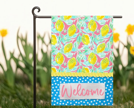 Lemon Garden Flag