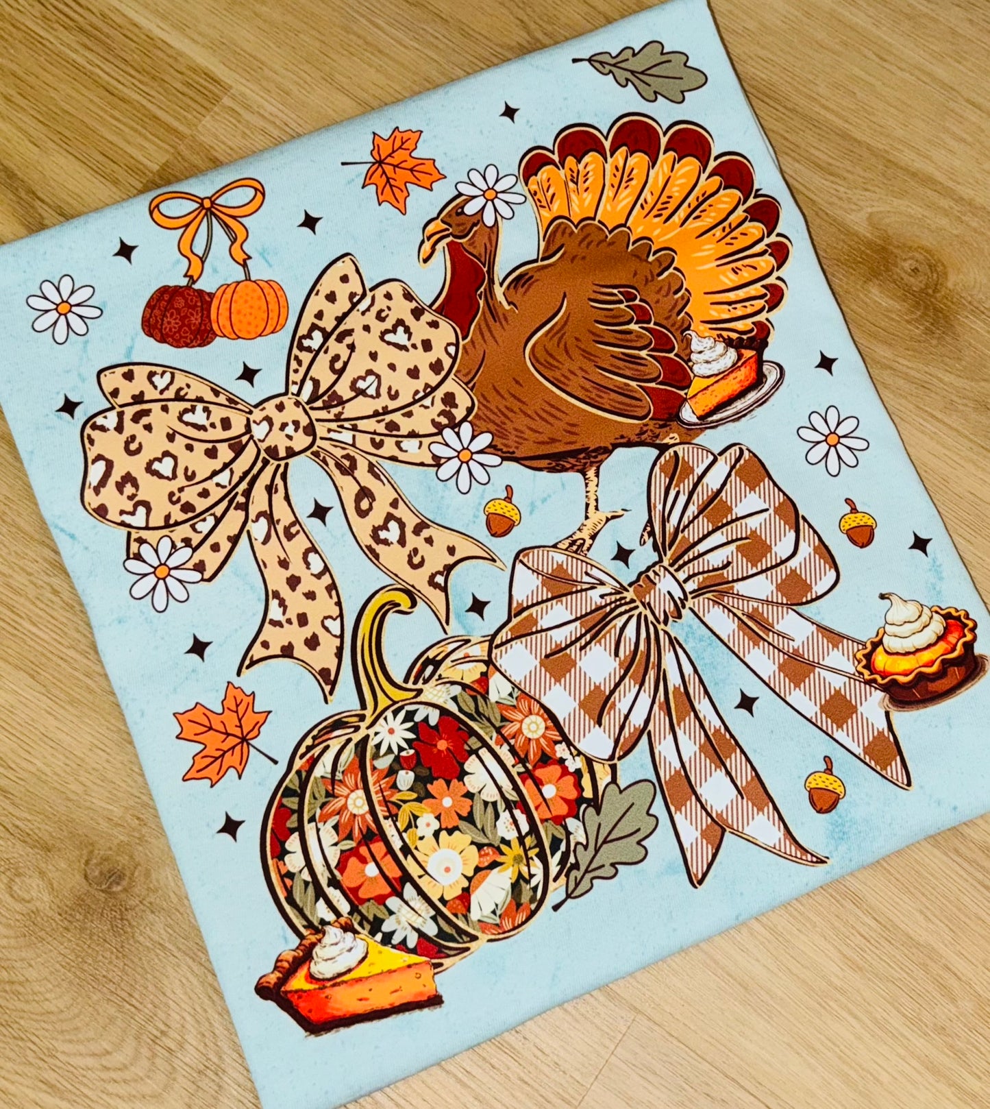 Turkey Bow tee TAT 3 WEEKS