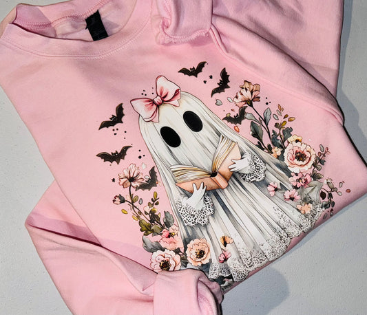 Ghost book crewneck TAT 3 WEEKS