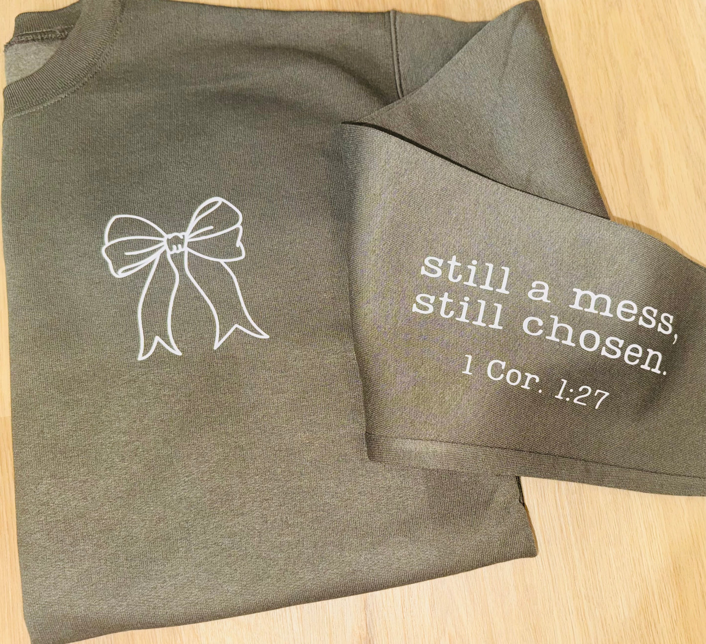 Still a mess Crewneck TAT 3 WEEKS