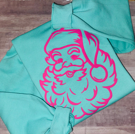 Santa puff sweatshirt TAT 3 WEEKS