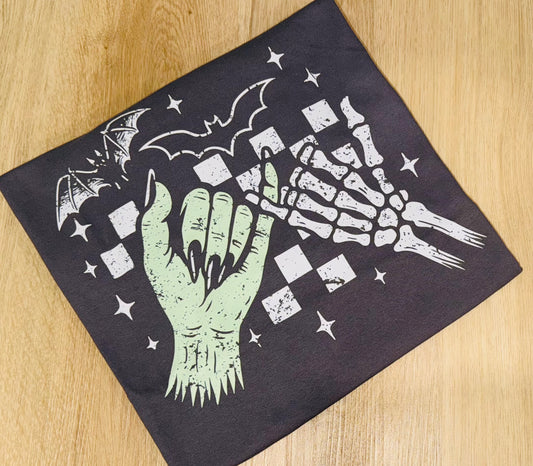 Checkered Skellie tee TAT 3 WEEKS