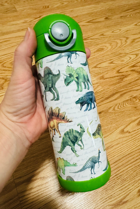 Dinosaur kids sippy cup