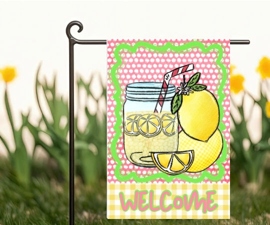 Lemonade Garden Flag