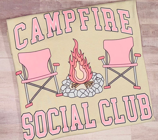 Campfire social club tee TAT 3 WEEKS