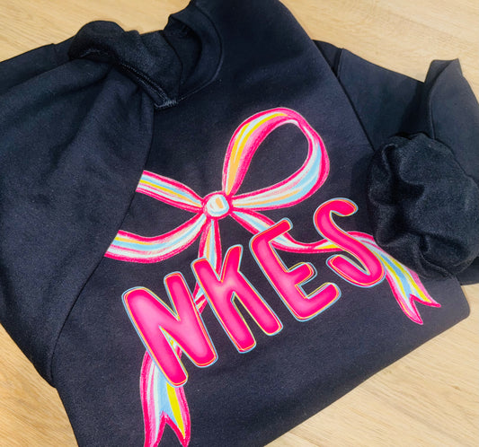 Create your own personalized Pastel Bow Crewneck TAT 3 WEEKS