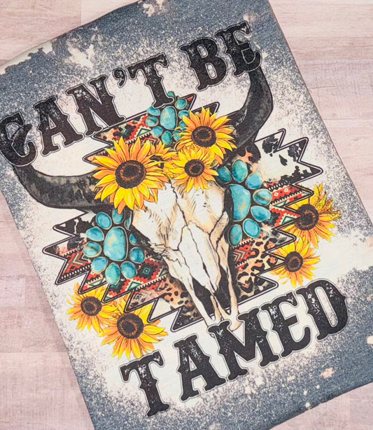 Bleached can’t be tamed tee - RTS