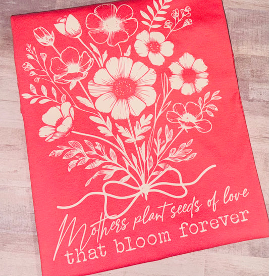 Mother's plant seeds tee TAT 3 WEEKS