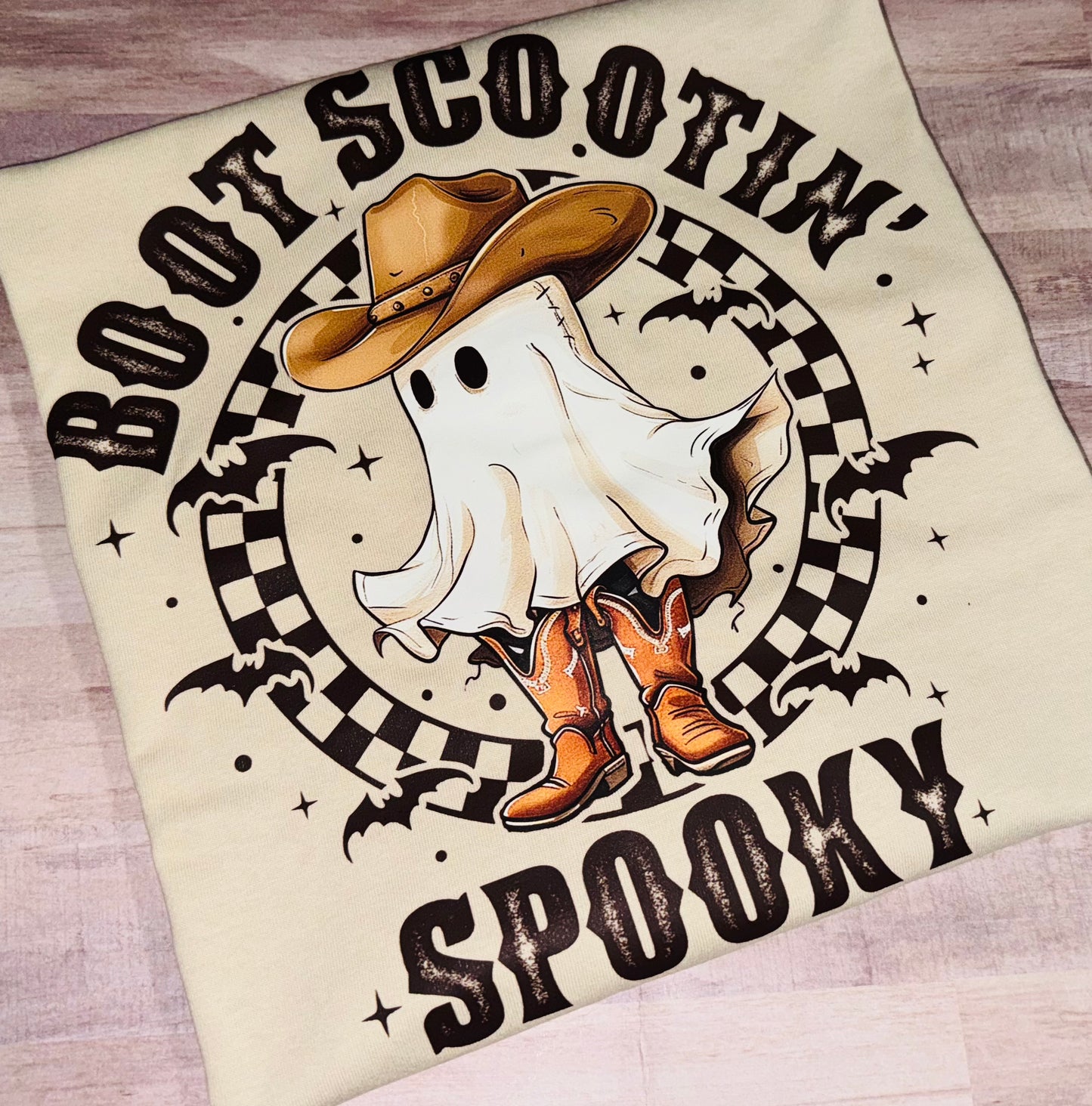 Boot scootin spooky tee TAT 3 WEEKS