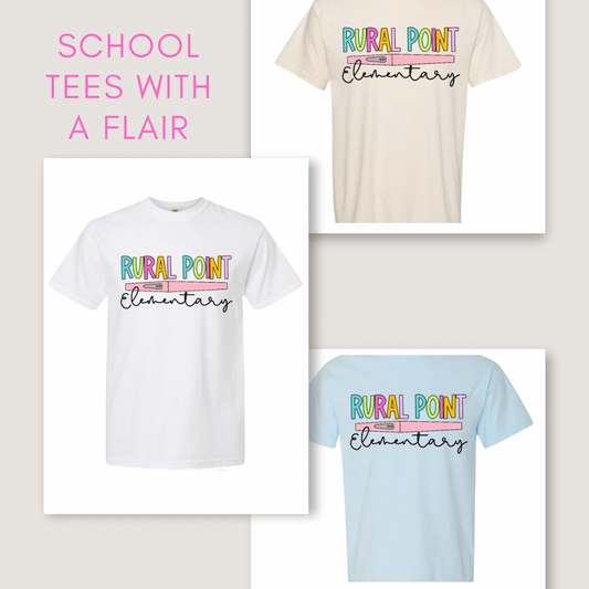 School flair pen tee TAT 3 WEEKS