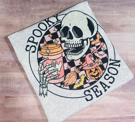 Spooky season skellie t-shirt TAT 3 WEEKS