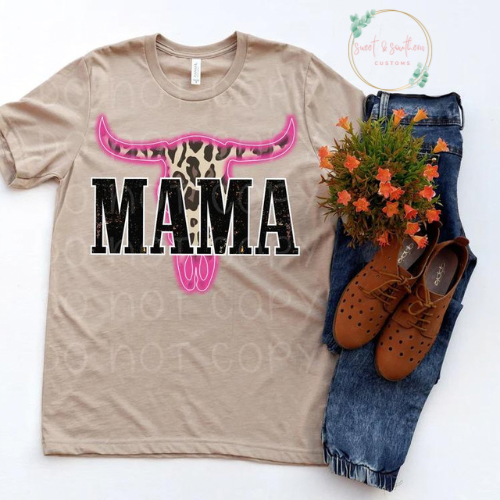 Mama skull t-shirt
