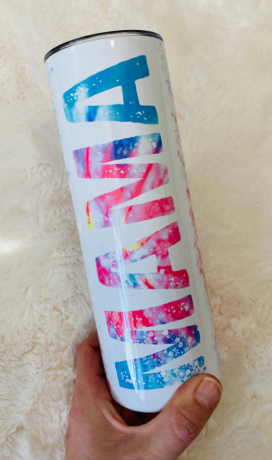 Tie Dye Mama Tumbler