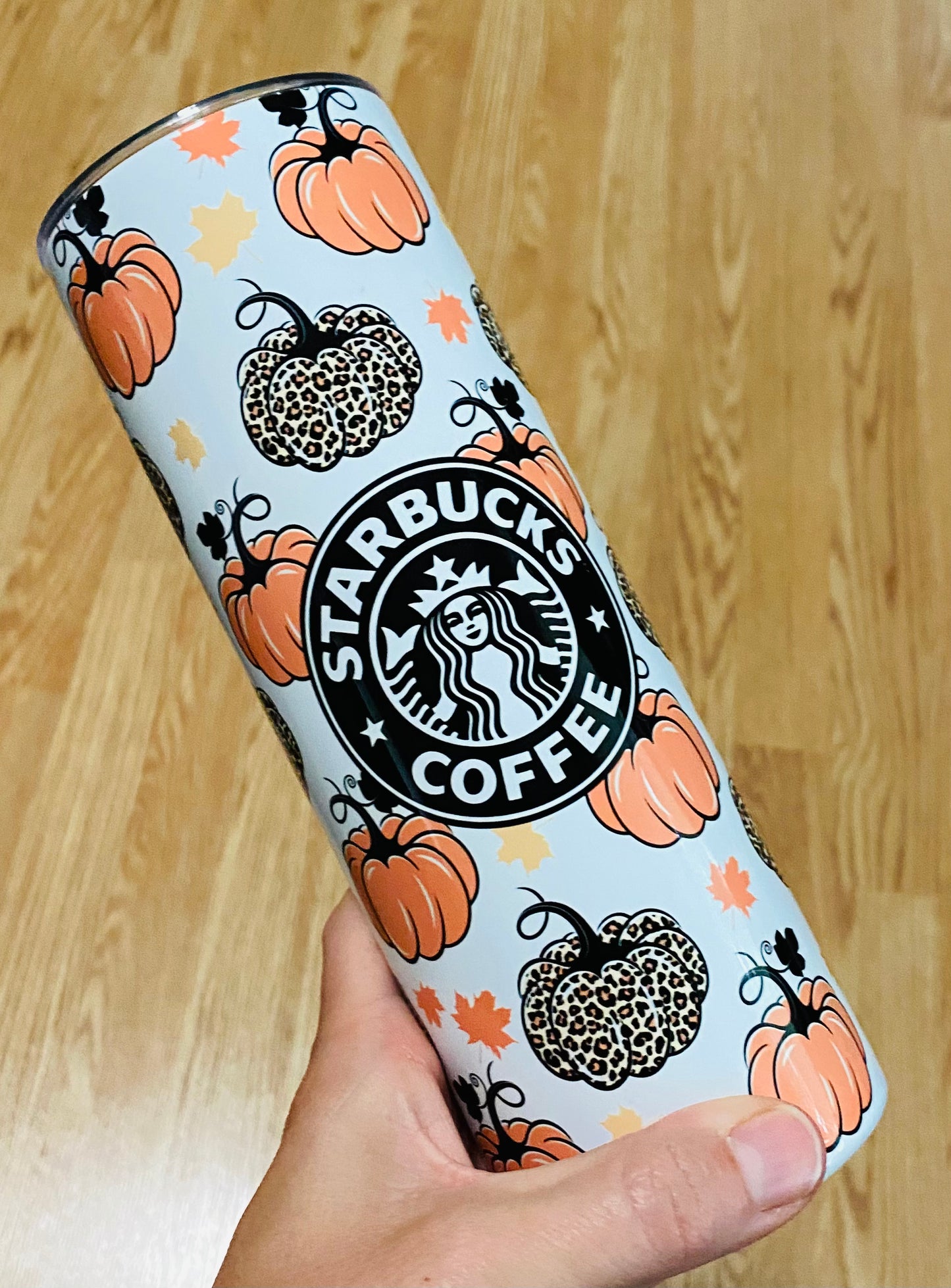 Leopard Pumpkin Tumbler