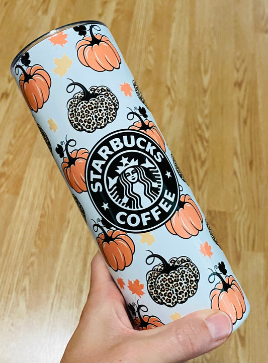 Leopard Pumpkin Tumbler